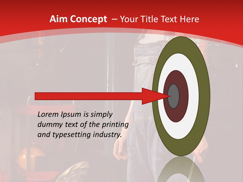 Repair Tattoo Wheel PowerPoint Template