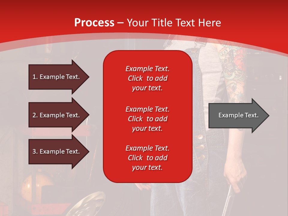 Repair Tattoo Wheel PowerPoint Template