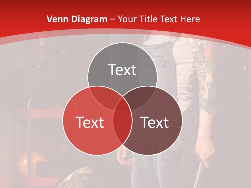 Repair Tattoo Wheel PowerPoint Template