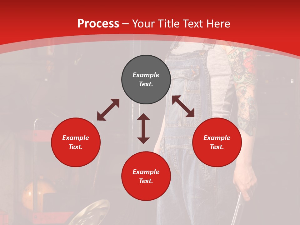 Repair Tattoo Wheel PowerPoint Template