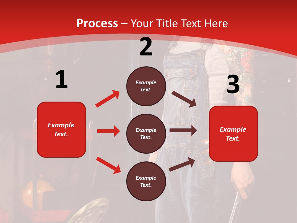 Repair Tattoo Wheel PowerPoint Template