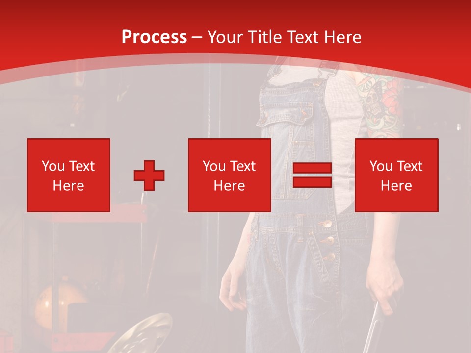Repair Tattoo Wheel PowerPoint Template