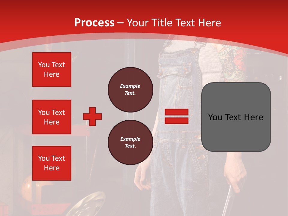 Repair Tattoo Wheel PowerPoint Template