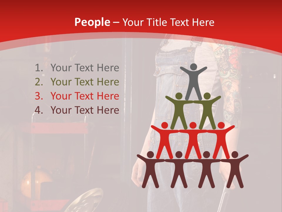 Repair Tattoo Wheel PowerPoint Template