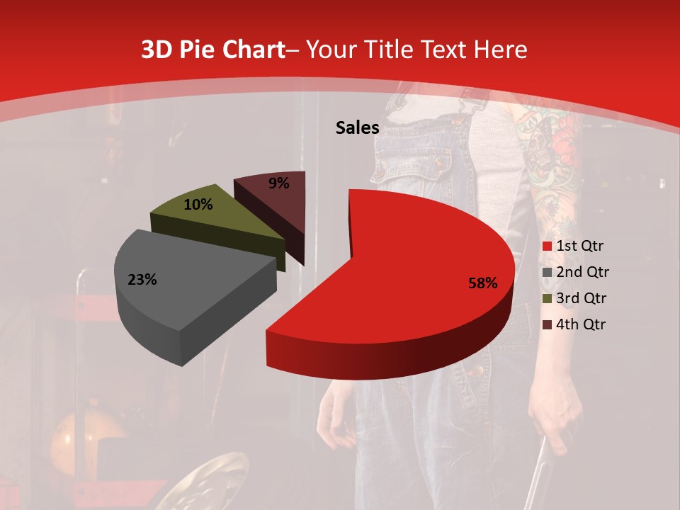 Repair Tattoo Wheel PowerPoint Template