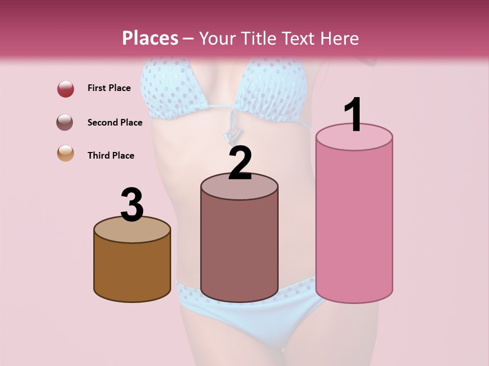 Eye Bathingsuit Swim PowerPoint Template