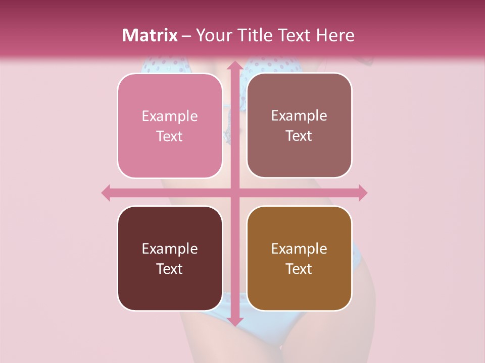 Eye Bathingsuit Swim PowerPoint Template