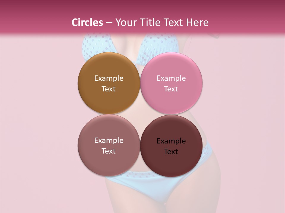 Eye Bathingsuit Swim PowerPoint Template