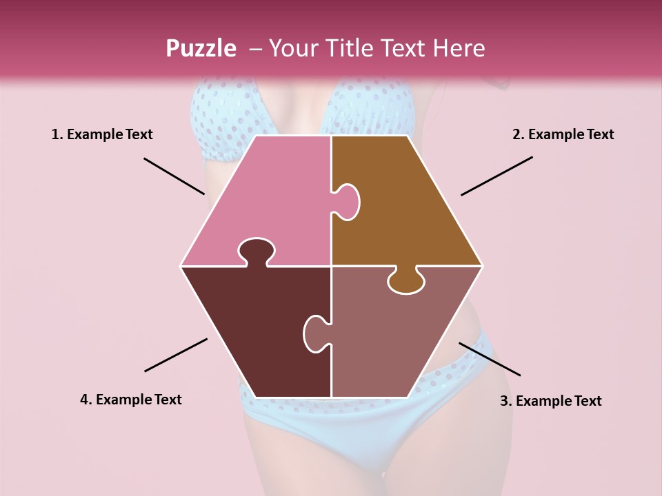 Eye Bathingsuit Swim PowerPoint Template