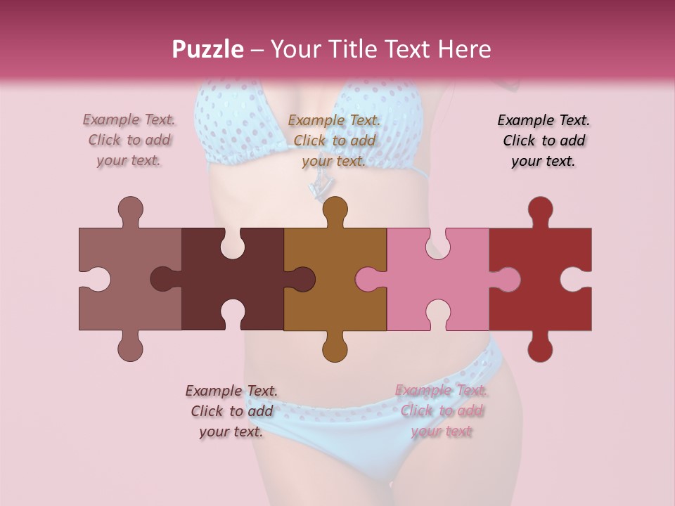Eye Bathingsuit Swim PowerPoint Template