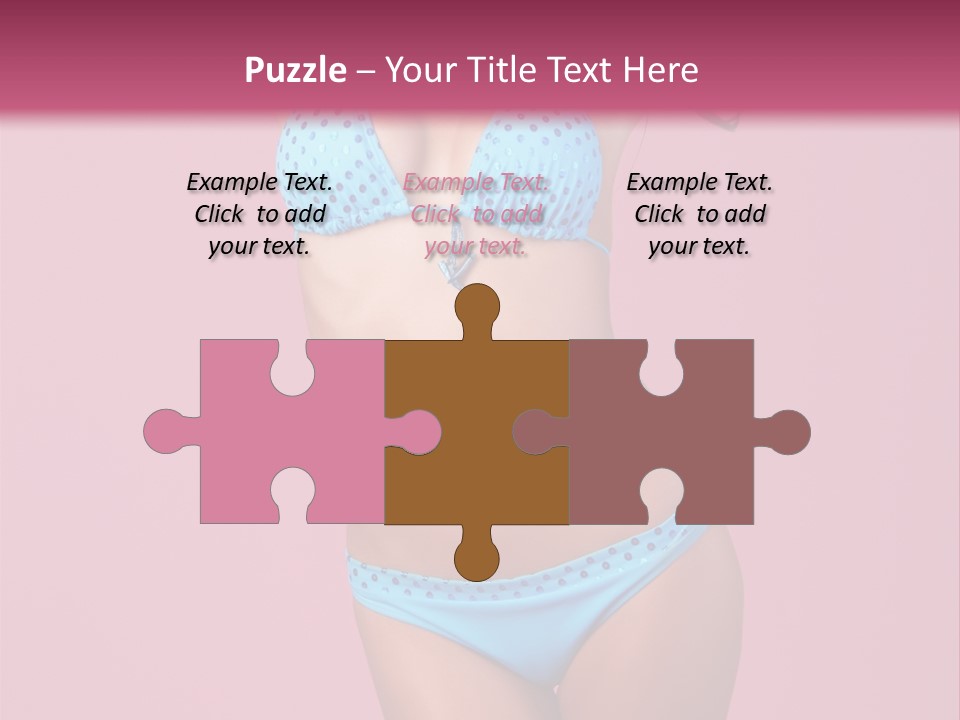 Eye Bathingsuit Swim PowerPoint Template