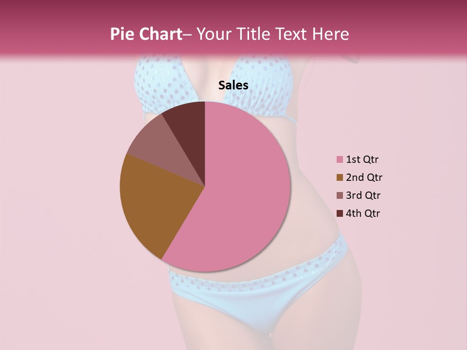 Eye Bathingsuit Swim PowerPoint Template