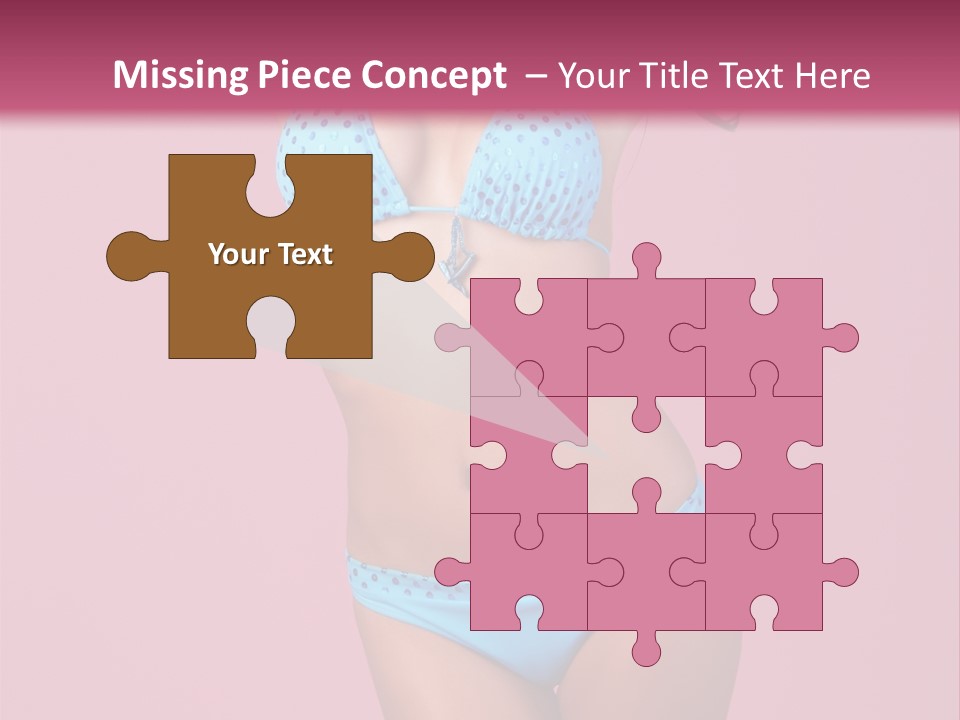 Eye Bathingsuit Swim PowerPoint Template