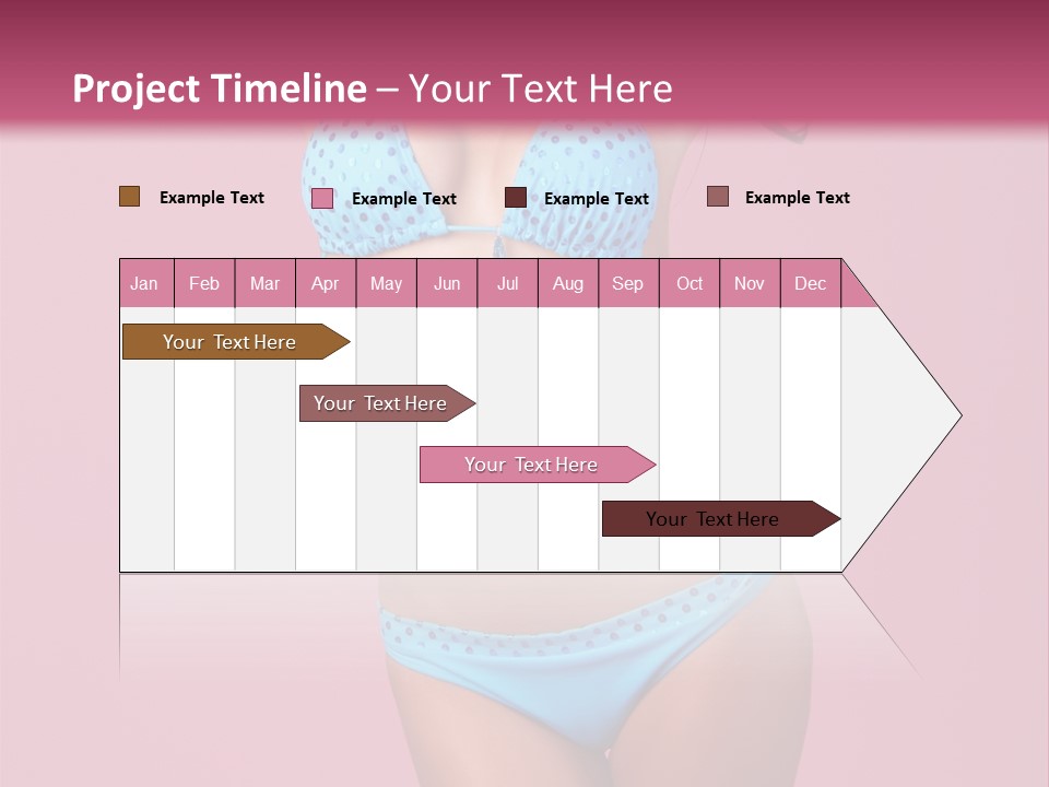Eye Bathingsuit Swim PowerPoint Template