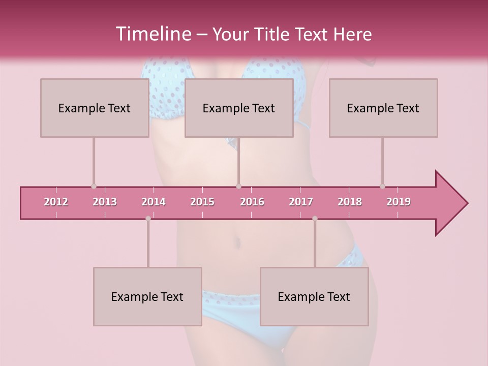 Eye Bathingsuit Swim PowerPoint Template