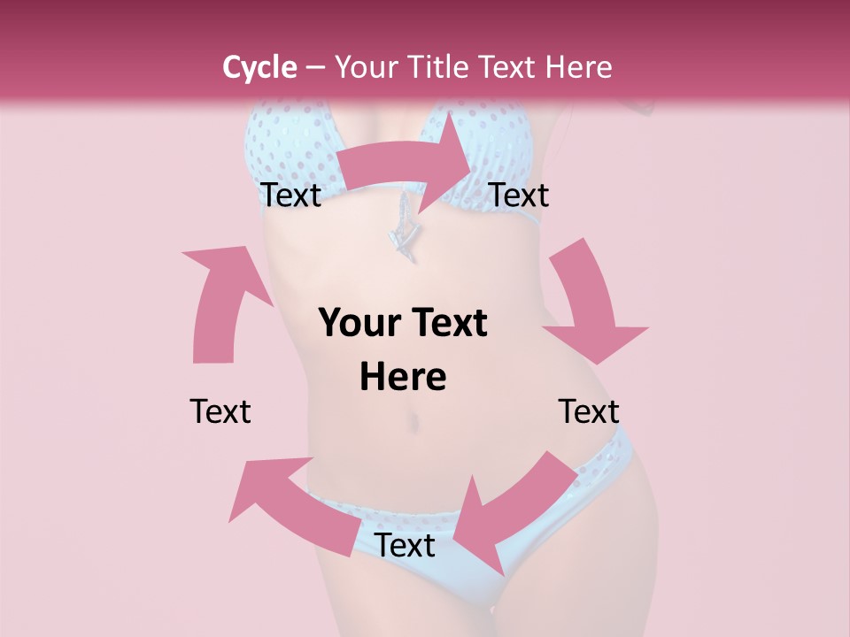 Eye Bathingsuit Swim PowerPoint Template