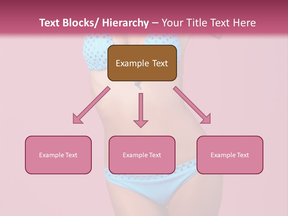 Eye Bathingsuit Swim PowerPoint Template