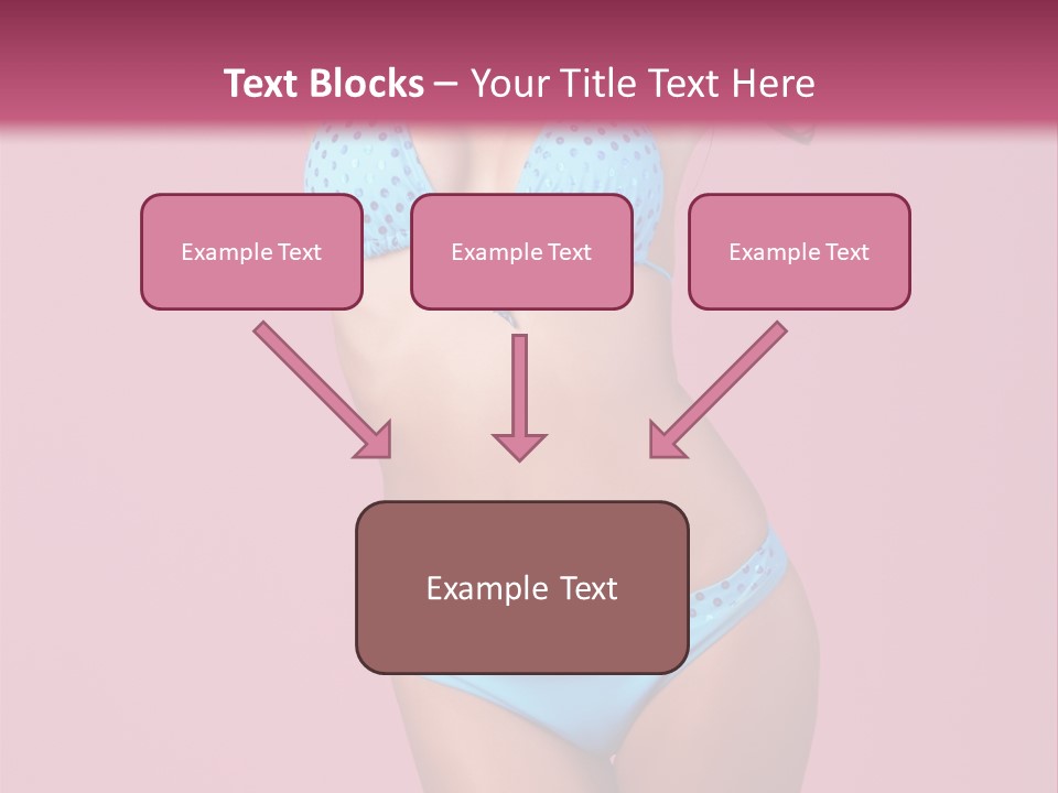 Eye Bathingsuit Swim PowerPoint Template