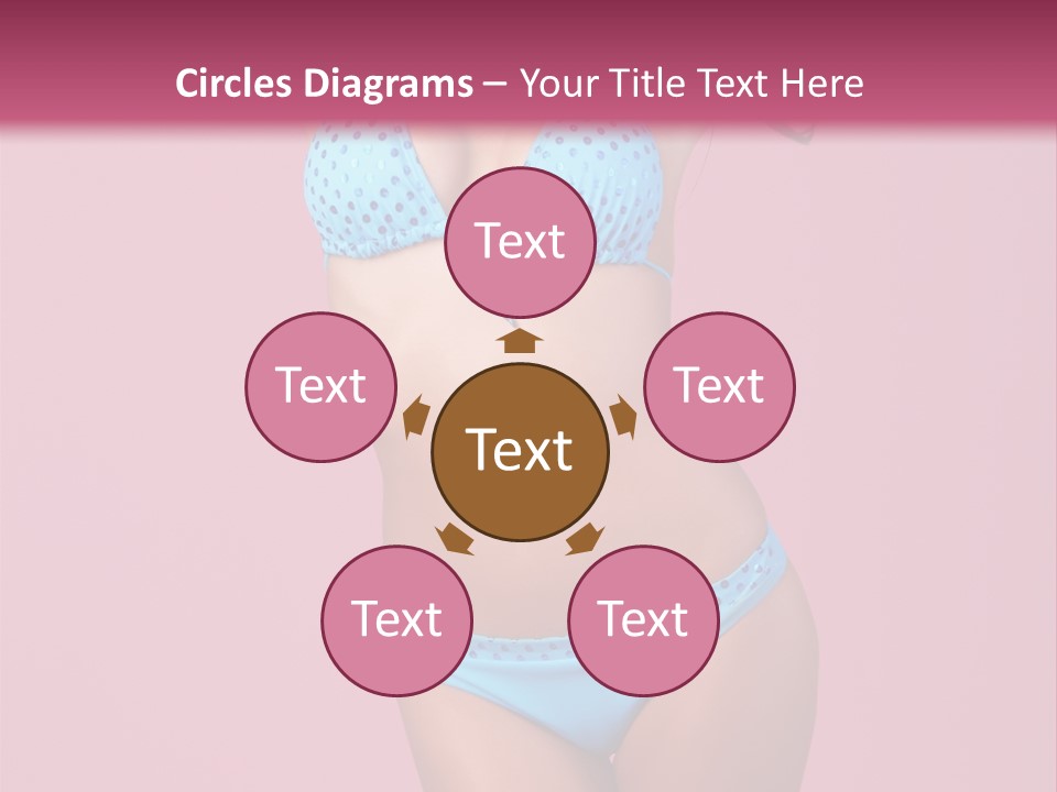 Eye Bathingsuit Swim PowerPoint Template