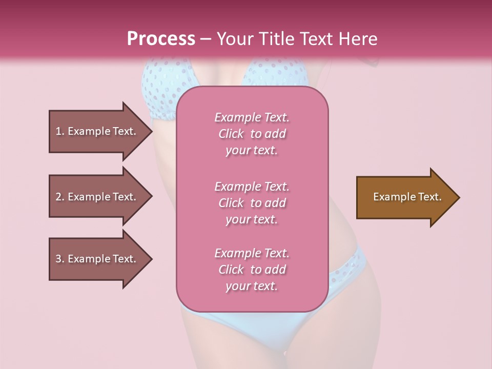 Eye Bathingsuit Swim PowerPoint Template