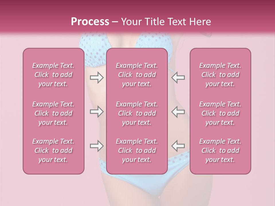Eye Bathingsuit Swim PowerPoint Template