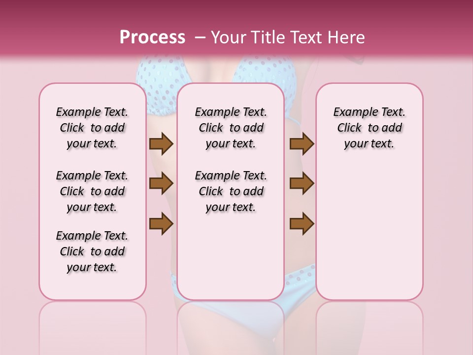 Eye Bathingsuit Swim PowerPoint Template