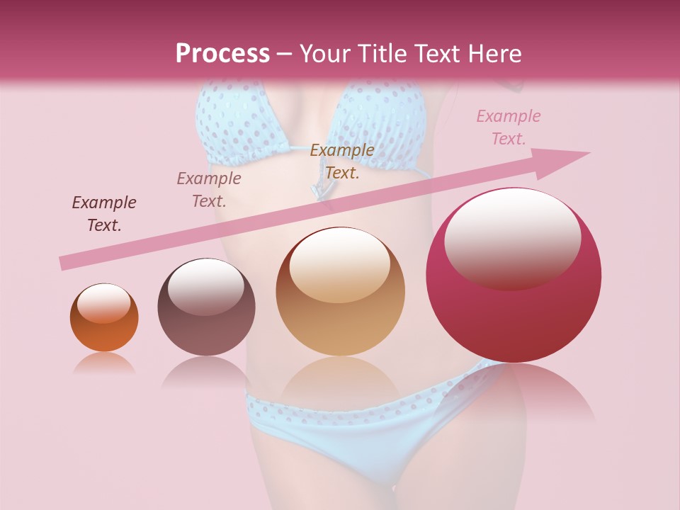 Eye Bathingsuit Swim PowerPoint Template