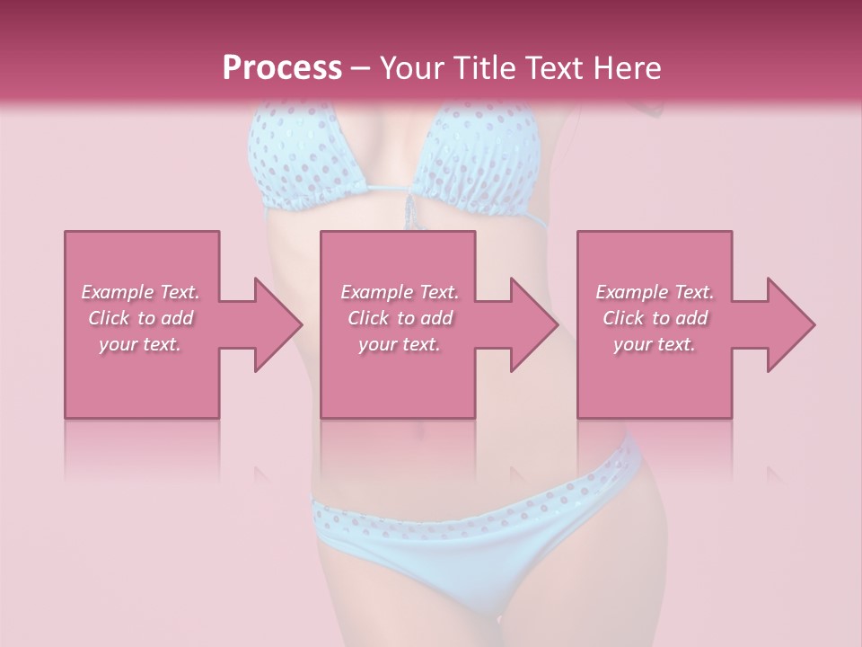Eye Bathingsuit Swim PowerPoint Template