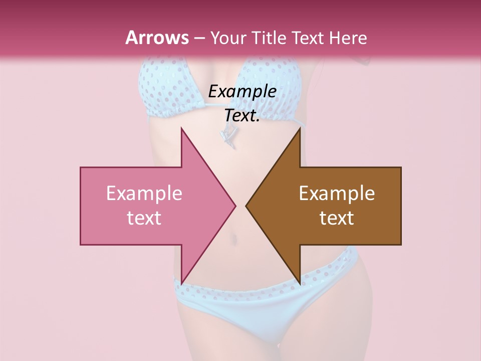 Eye Bathingsuit Swim PowerPoint Template