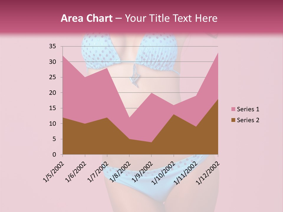 Eye Bathingsuit Swim PowerPoint Template