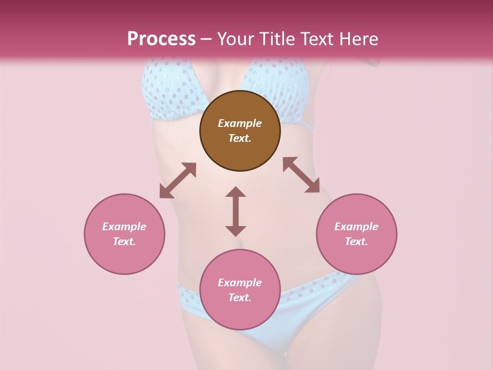 Eye Bathingsuit Swim PowerPoint Template