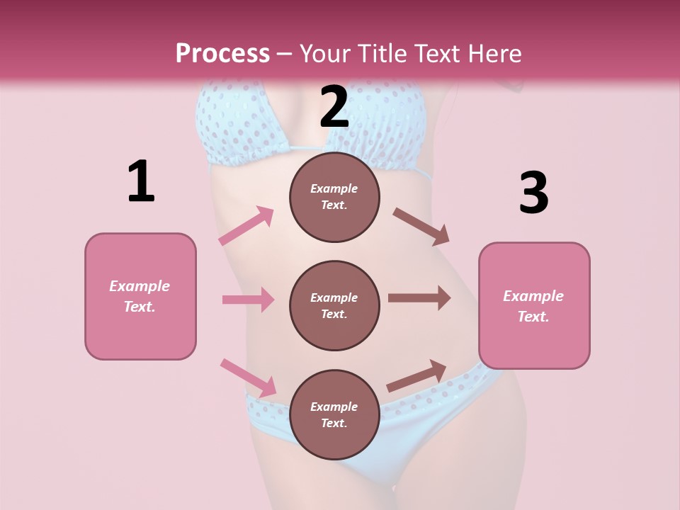 Eye Bathingsuit Swim PowerPoint Template
