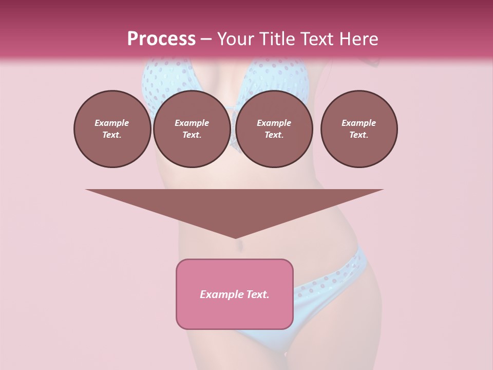 Eye Bathingsuit Swim PowerPoint Template