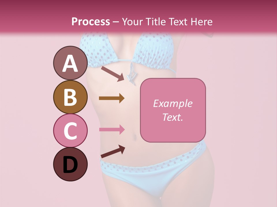 Eye Bathingsuit Swim PowerPoint Template