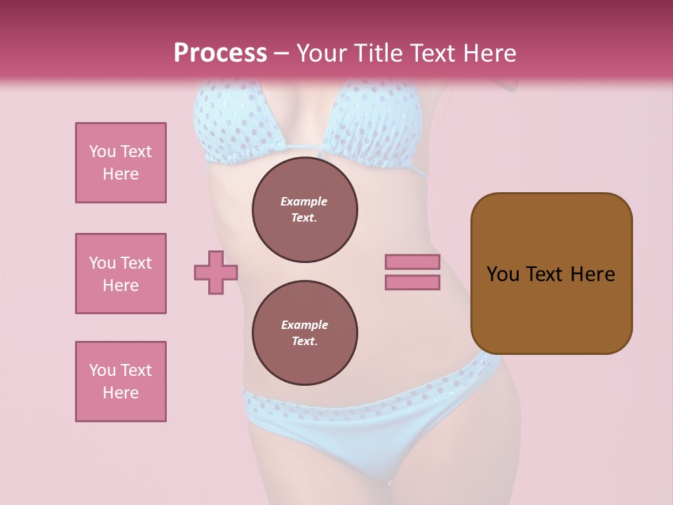 Eye Bathingsuit Swim PowerPoint Template