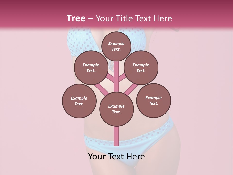 Eye Bathingsuit Swim PowerPoint Template