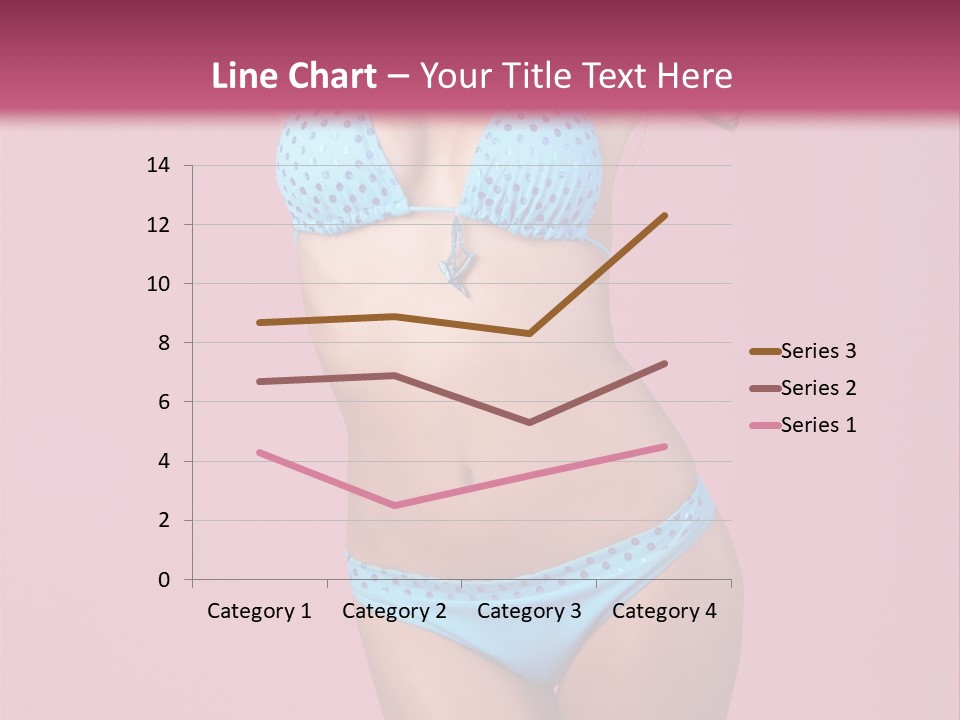 Eye Bathingsuit Swim PowerPoint Template