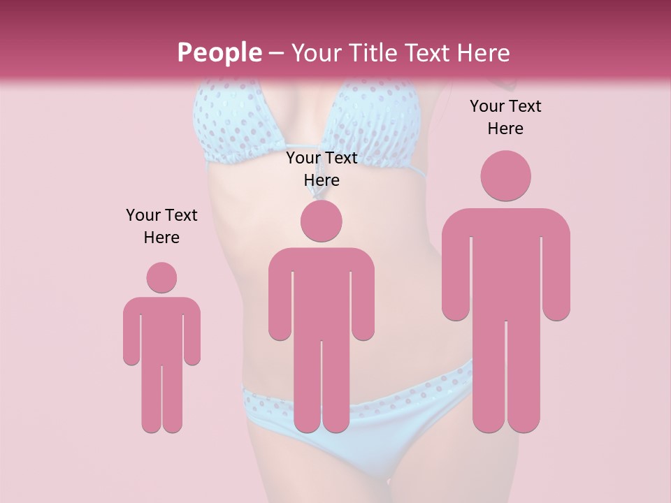 Eye Bathingsuit Swim PowerPoint Template