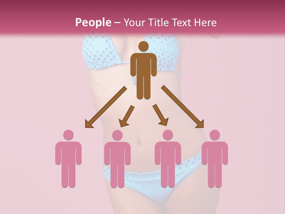 Eye Bathingsuit Swim PowerPoint Template