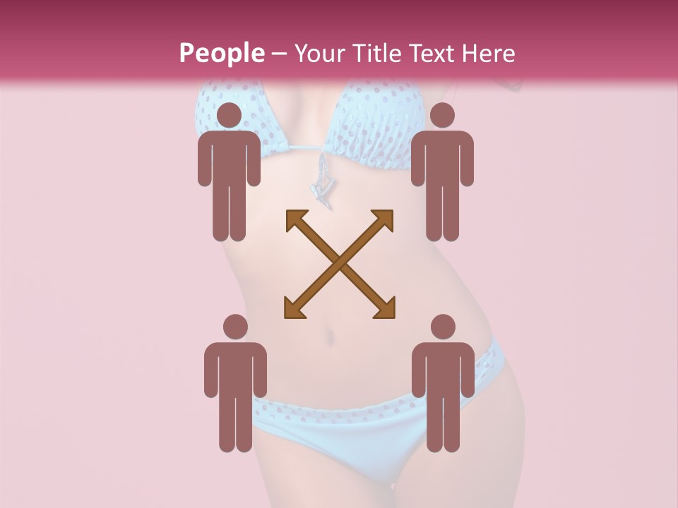 Eye Bathingsuit Swim PowerPoint Template