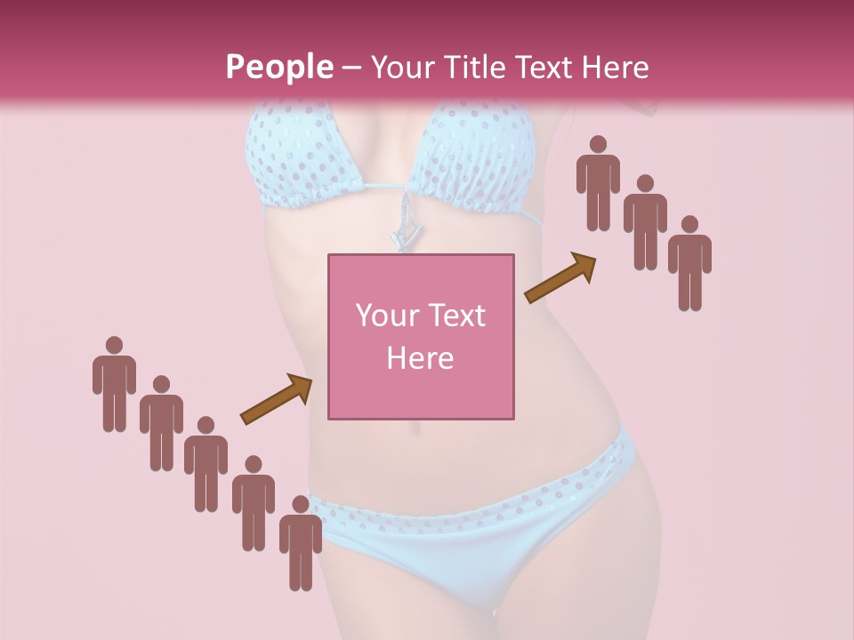 Eye Bathingsuit Swim PowerPoint Template