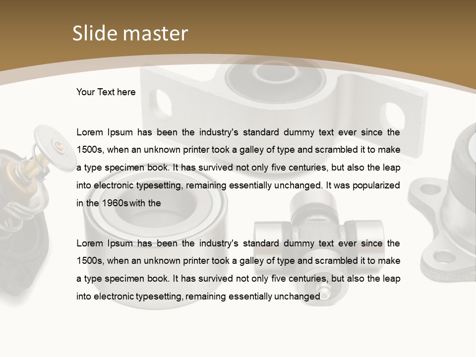 Repair Piece Spare PowerPoint Template