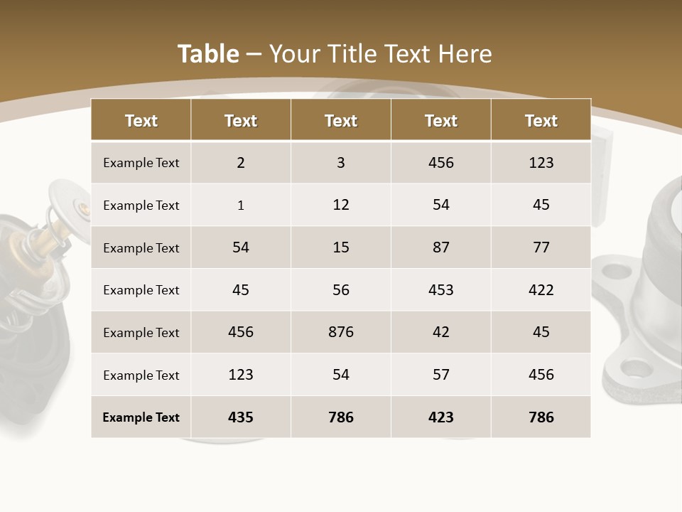 Repair Piece Spare PowerPoint Template