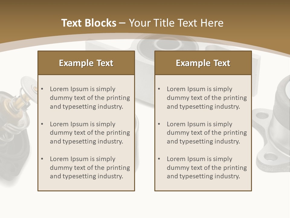 Repair Piece Spare PowerPoint Template