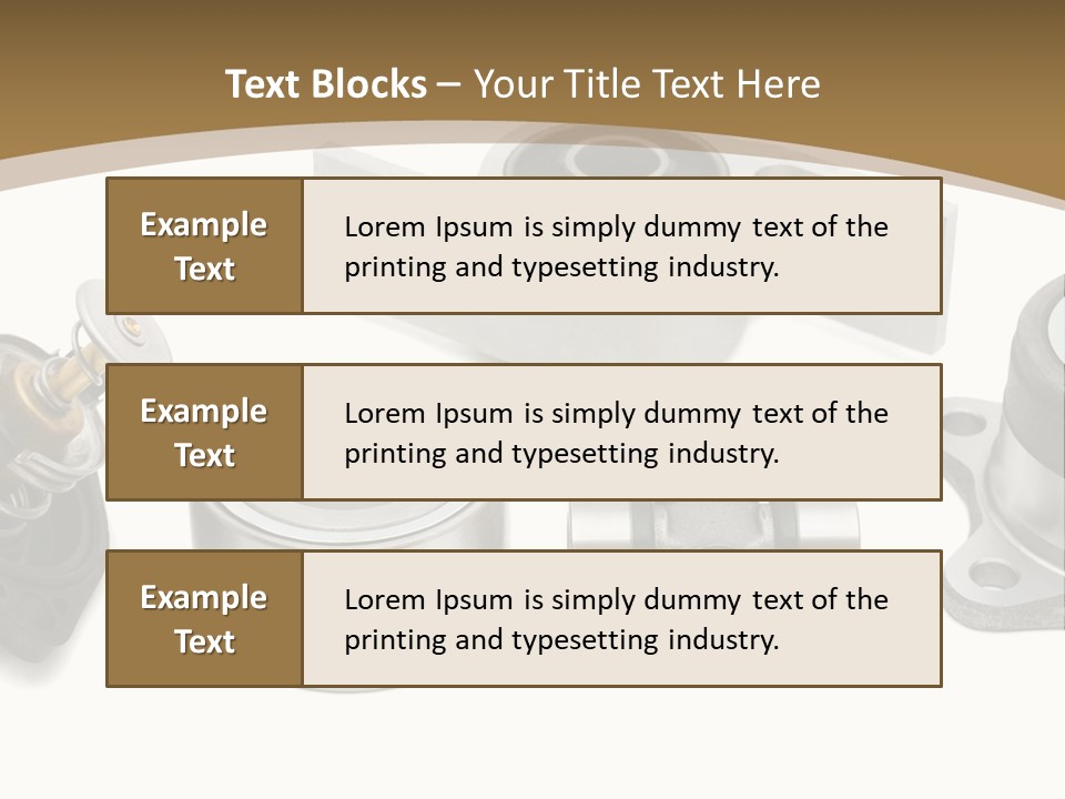 Repair Piece Spare PowerPoint Template