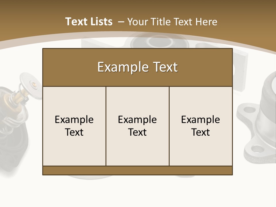 Repair Piece Spare PowerPoint Template
