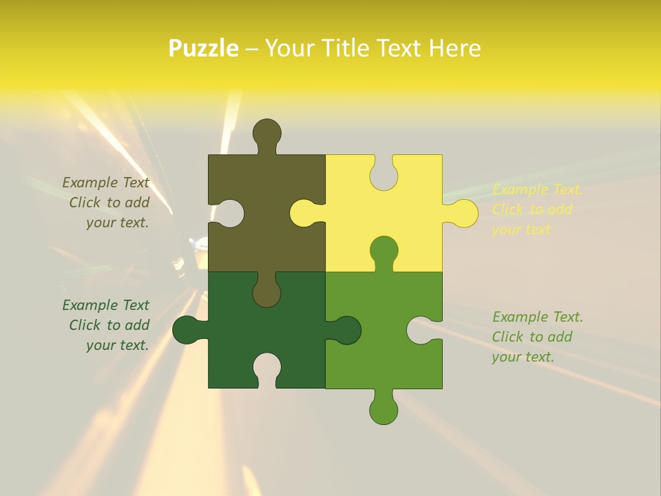 Side Faster Transport PowerPoint Template