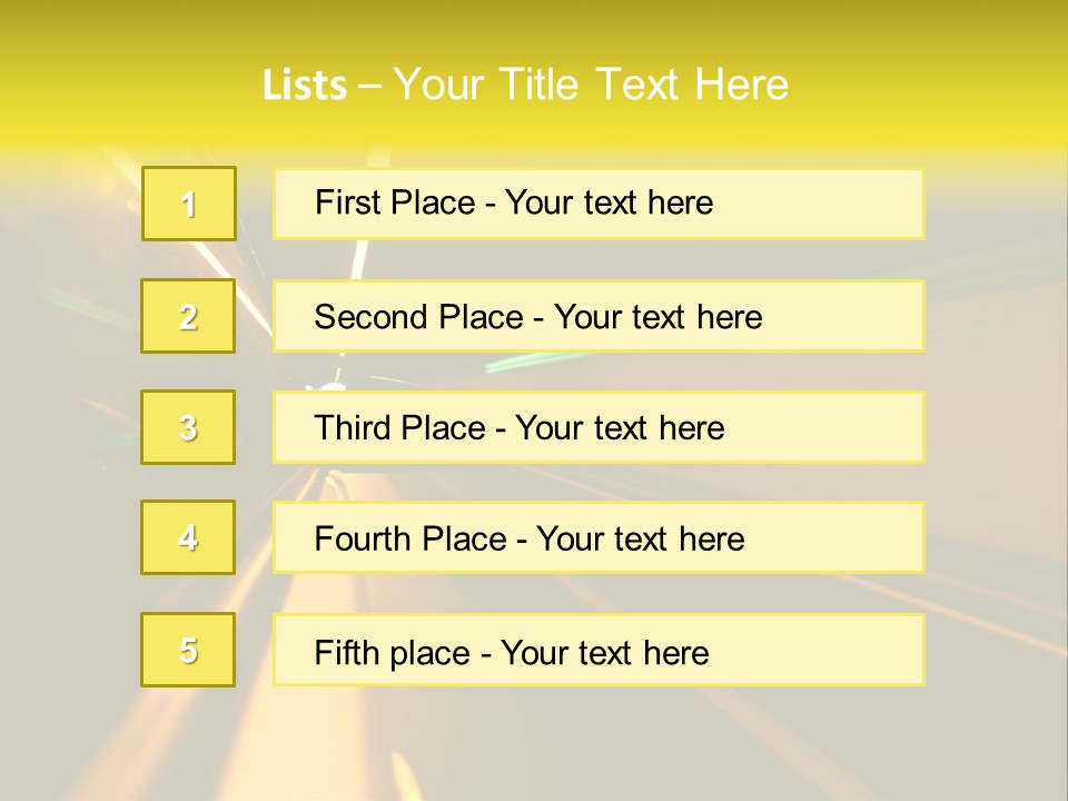 Side Faster Transport PowerPoint Template