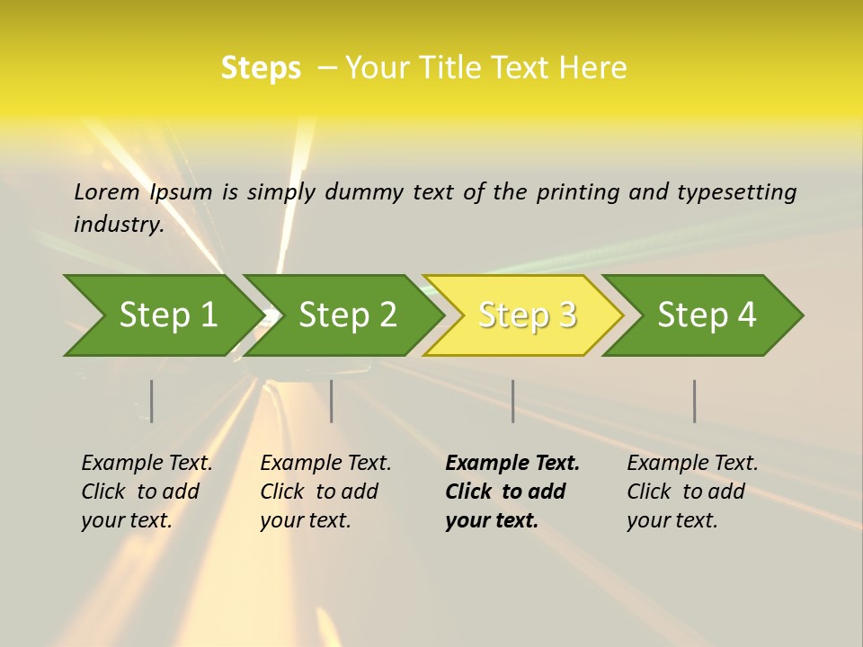 Side Faster Transport PowerPoint Template