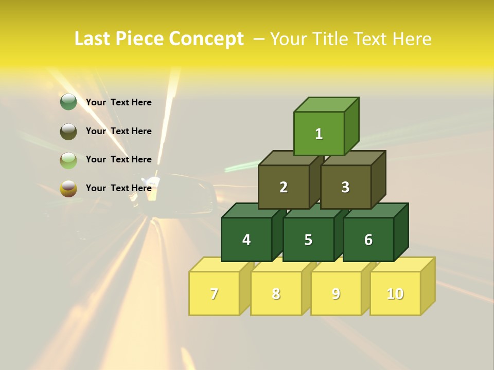 Side Faster Transport PowerPoint Template